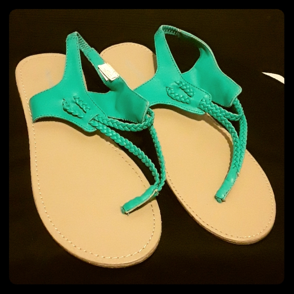Sandals  green  (old navy)